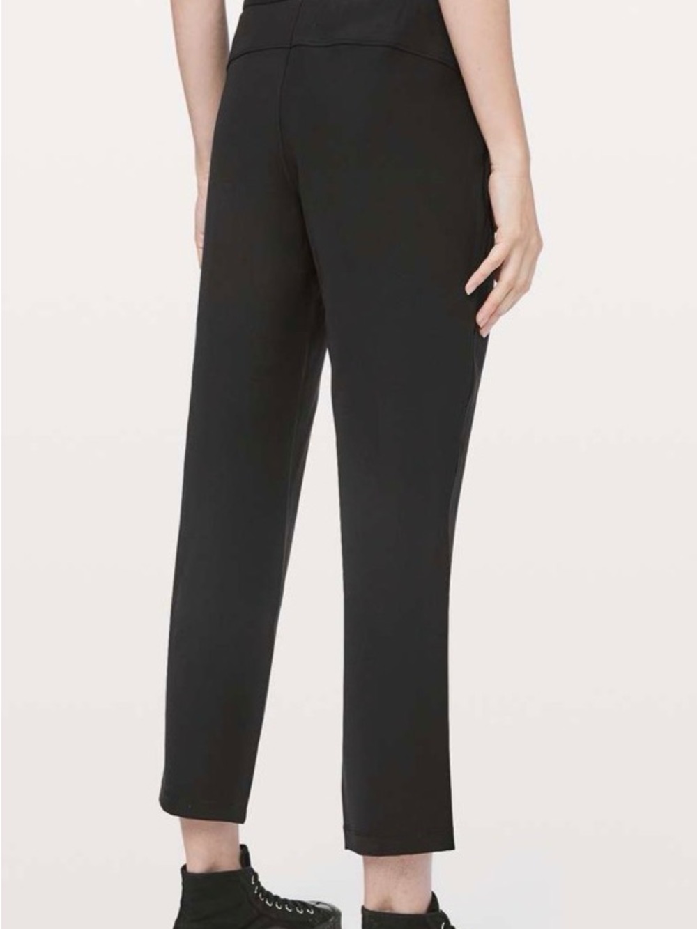 Lululemon On the Fly Women's Black Drawstring Straight-Leg Pants 8 - Picture 2 of 9